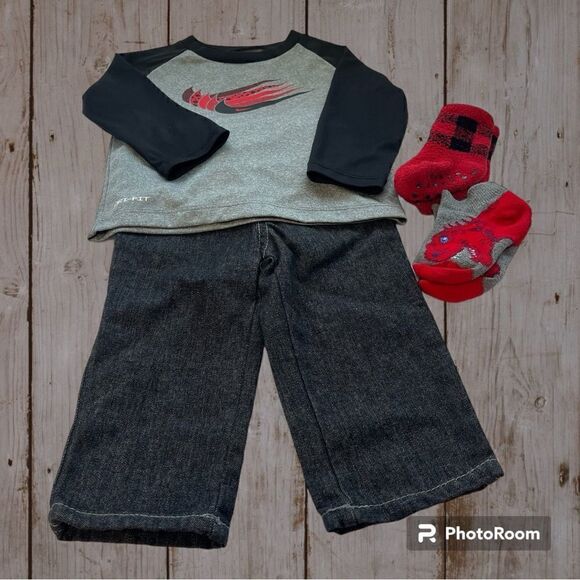 Nike And US Polo Assn Outfit  Boys Size 18 Months EUC - Picture 1 of 5